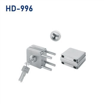 Square Glass Door Lock Chống trộm Khóa an ninh
